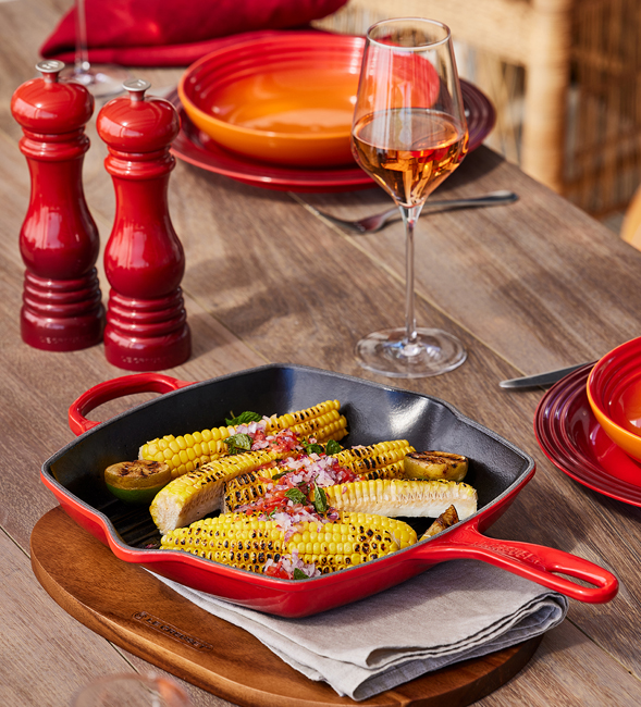Corn Ribs with Pico de Gallo